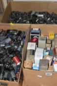 A QUANTITY OF ASSORTED BOXED AND UNBOXED VALVES, assorted sizes, manufacturers to include Osram Hi-
