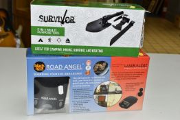 A NEW AND UNUSED BOXED BLACK SPOT 'ROAD ANGEL', a combined GPS and laser detection system for cars