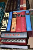 THE FOLIO SOCIETY, two boxes containing eighteen Historical titles comprising Einstein; Albert,