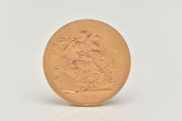 A GEORGE V FULL SOVEREIGN COIN, dated 1912, approximate diameter 22.0mm, approximate gross weight