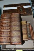 ANTIQUARIAN RELIGIOUS BOOKS comprising Stackhouse's History of the Bible vol.1, circa 1740-1750,