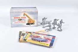 A BOXED DINKY TOYS COLES MOBILE CRANE, No.971, appears complete, in working order and in lightly