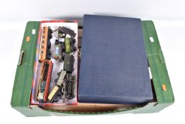 A QUANTITY OF TRIX TWIN MODEL RAILWAY ITEMS, to include boxed pre-war 'Flying Scotsman' set,