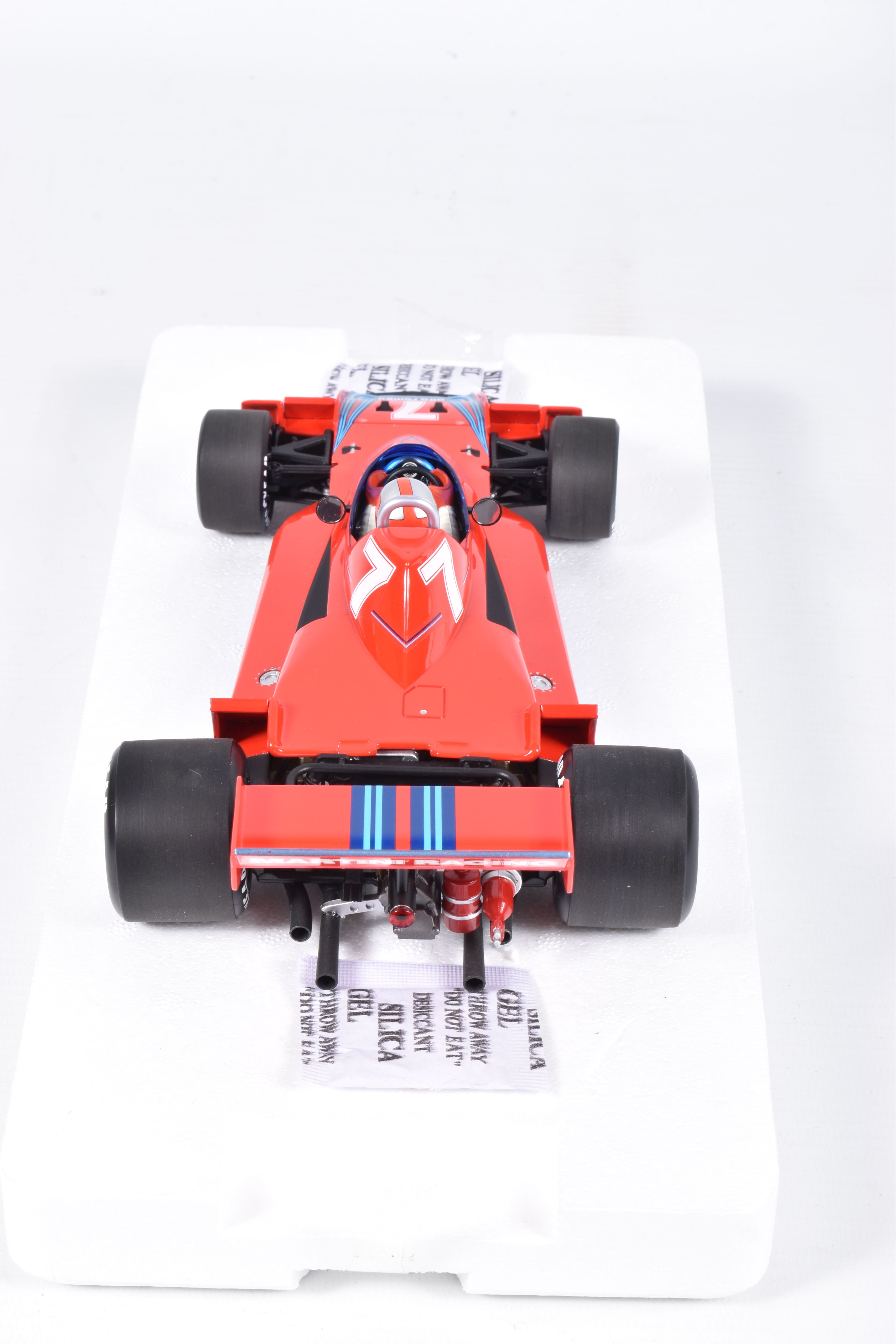 A BOXED LIMITED EDITION MINICHAMPS 1:18 SCALE BRABHAM ALFA ROMEO BT45B J WATSON 1977 DIECAST MODEL - Image 6 of 6