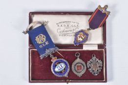 ASSORTED MEDALS, to include a boxed enamel 'Justice Truth Philanthropy' Sir Dan Jones LGE. 3045,