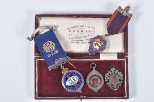 ASSORTED MEDALS, to include a boxed enamel 'Justice Truth Philanthropy' Sir Dan Jones LGE. 3045,