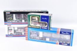 FOUR BOXED CORGI LIMITED EDITION 1:50 SCALE DIECAST HAULAGE VEHICLES, the first is a Ken Thomas