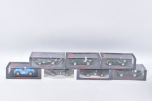SEVEN BOXED SPARK MODEL MINIMAX MODEL VEHICLES, the first is a Connaught A German GP 1953, Roy