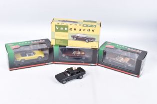 FIVE BOXED CORGI CLASSICS LIMITED EDITION TRIUMPH STAG SPORTS CAR MODELS, all 1/43 scale, Russet