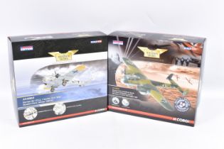 TWO BOXED CORGI LIMITED EDITION AVIATION ARCHIVE 1:72 SCALE DIECAST MODEL AIRCRAFTS, the first is