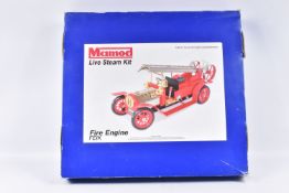 A BOXED UNBUILT MAMOD LIVE STEAM FIRE ENGINE KIT, No.FE1K, contents not checked but appears complete