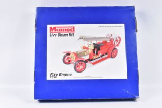 A BOXED UNBUILT MAMOD LIVE STEAM FIRE ENGINE KIT, No.FE1K, contents not checked but appears complete