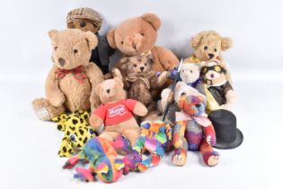 A QUANTITY OF MODERN TEDDY BEARS AND SOFT TOYS, to include the Cotswold Bear Co. and Bedford