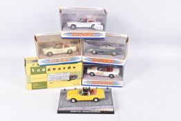A QUANTITY OF MATCHBOX DINKY COLLECTION TRIUMPH STAG SPORTS CAR MODELS, No.DY-28, one in white and