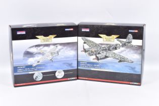 TWO LIMITED EDITION CORGI AVIATION ARCHIVE 1:72 SCALE DIECAST MODEL AIRCRAFTS, the first is a