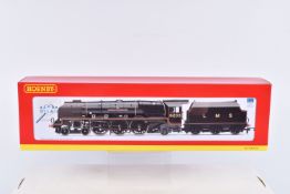 A BOXED OO GAUGE HORNBY MODEL RAILWAY LMS 4-6-2, Princell Coronation Class, no. 6233 'Duchess of