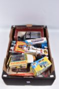 A QUANTITY OF ASSORTED BOXED TINPLATE AND PLASTIC TOYS, mainly c.1960's/1970's, Joustra friction
