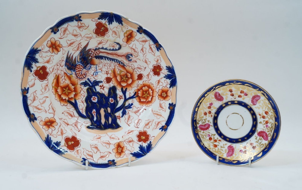 A collection of Continental porcelain, comprising: a Meissen porcelain dish, 19th century, painted - Image 8 of 8