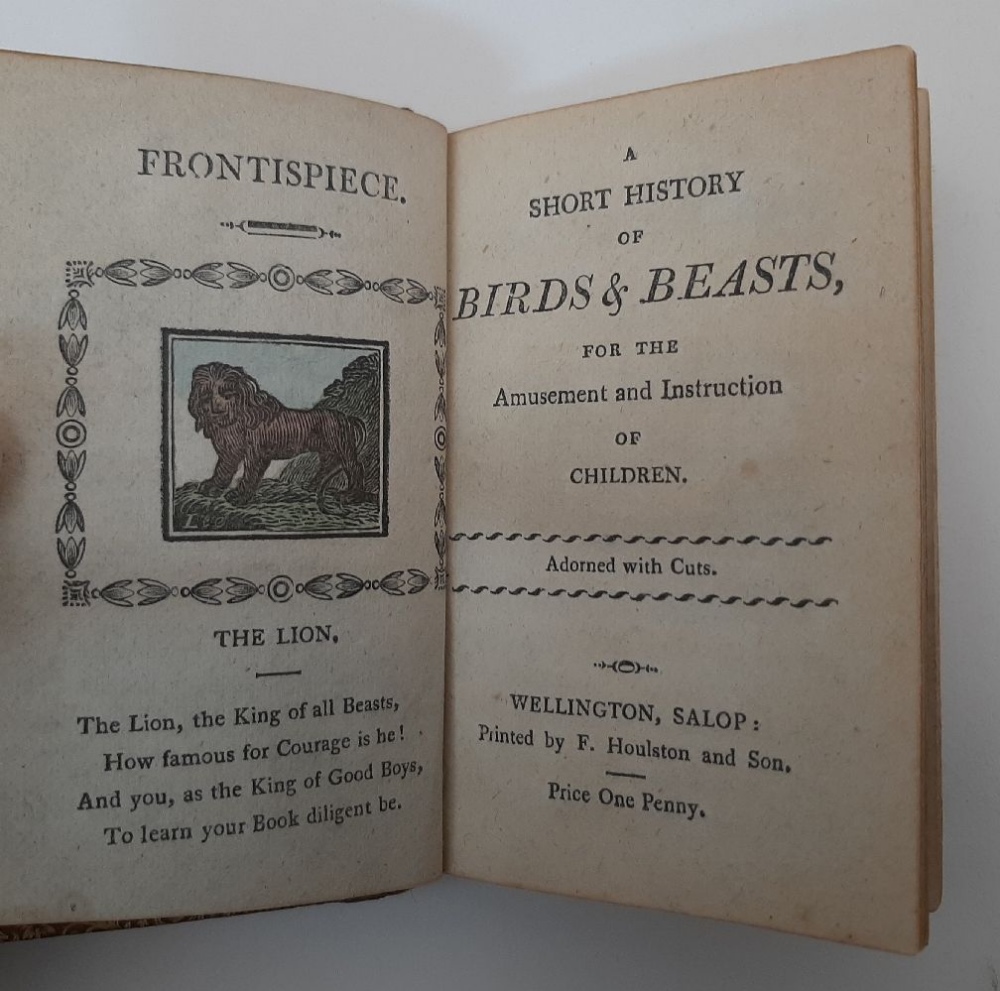 A leather bound collection of children's stories, comprising: A Short History of Birds and Beasts, - Image 3 of 3