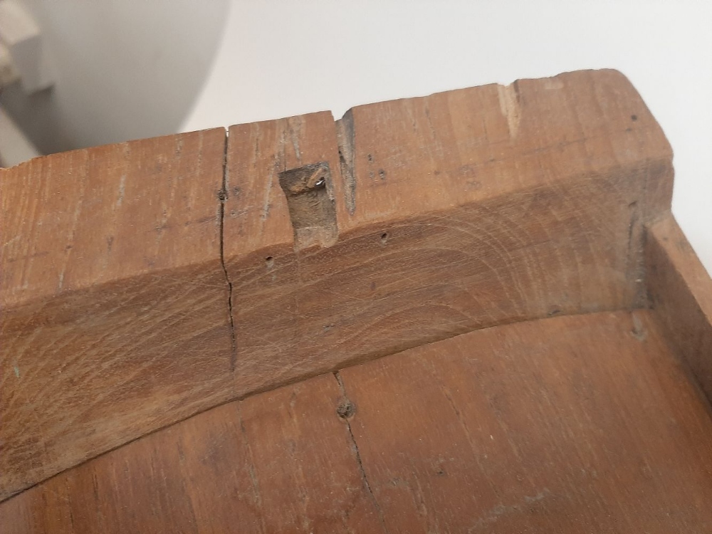 A large carved wood model of a Chinese Dhow, 20th century, having twin masts, at fault and missing - Image 6 of 10