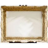 A Gilded Composition Louis XIV Style Frame, early-mid 20th century, with leaf sight, sanded