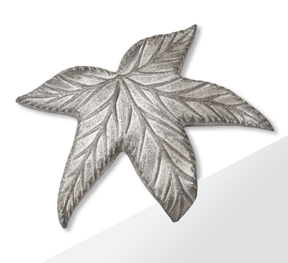 Paul Cowan, American b.1985 - Untitled (Leaf); aluminum, marked with foundry stamp, 10.5 x 14 cm