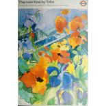 After Jennifer J. Tuffs, British, 1943; a poster for the London Underground, "The new Kew by