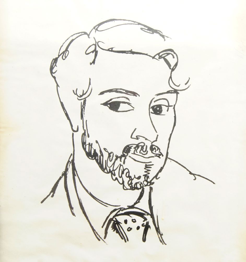 Edward Wolfe, South African/British 1897–1982- Self-Portrait; lithograph, signed and numbered '13/