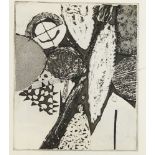Ben Sunlight, British 1935-2002- Untitled; etching with aquatint, inscribed and dated '29/1/63'