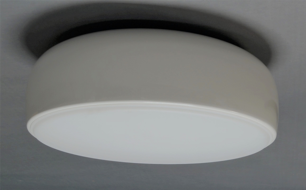Jasper Morrison for Flos, a 'Smithfield' ceiling light, of recent manufacture, with domed white