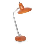 Fase, Desk lamp, circa 1960, Lacquered steel, chromed metal, plastic, Cast manufacturer's mark to