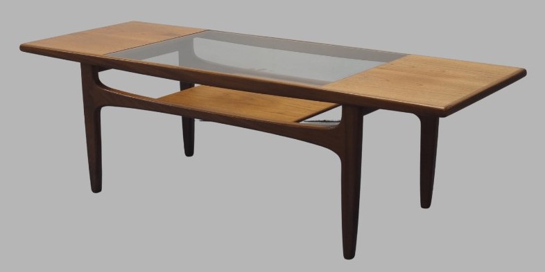 A G Plan Nest of tables, c.1960, with three graduated tables, largest 48.5cm high, 53cm wide, 43cm - Image 4 of 4