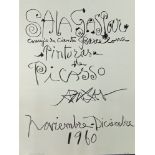 Pablo Picasso, Spanish 1881-1973- Sala Gaspar poster, 1970; Sala Gaspar poster, 1961; Sala Gaspar