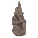 A Nias Island carved stone Gowe Ni'oniha ancestor figure