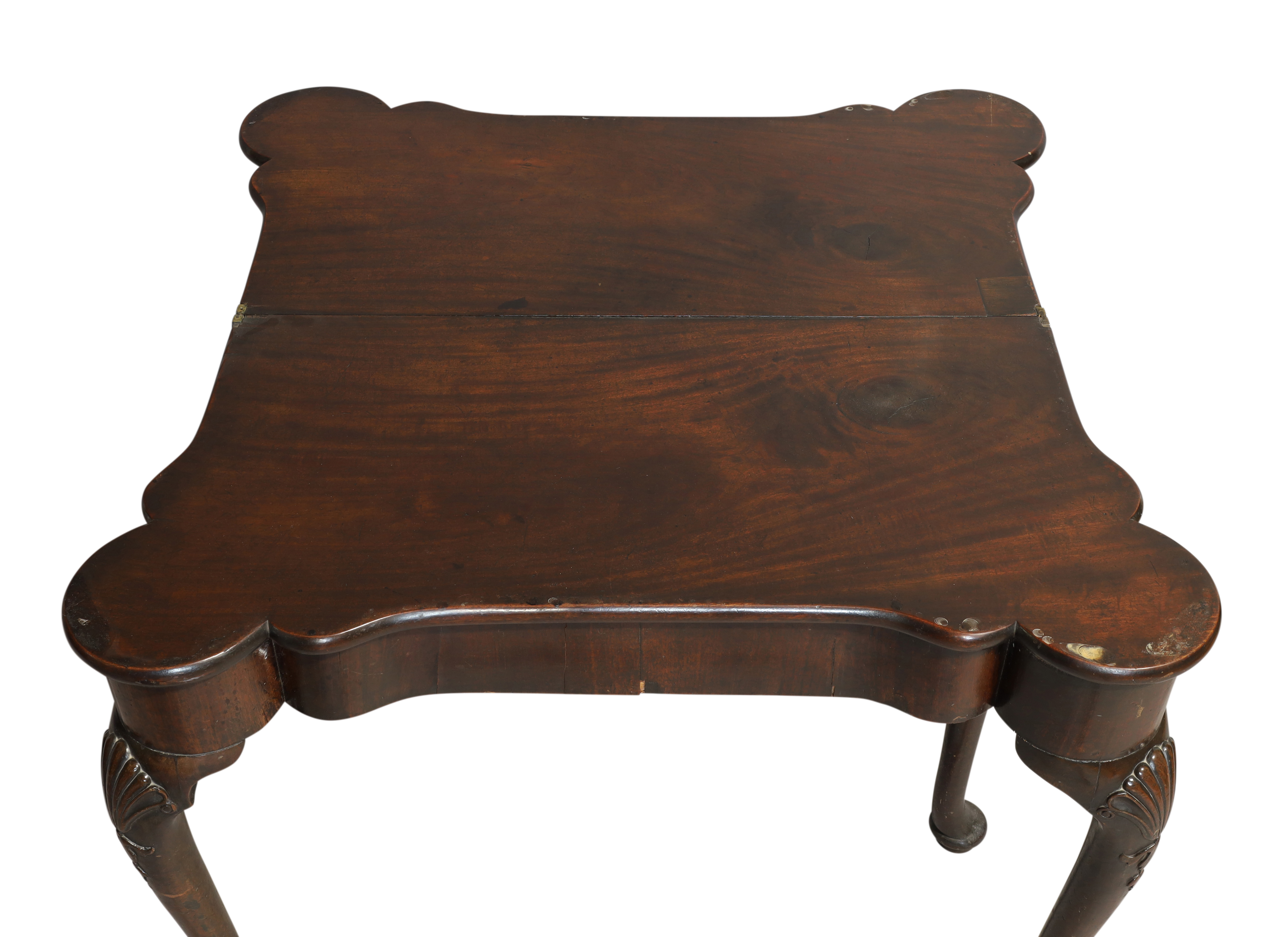 A George II mahogany concertina tea table - Image 3 of 3