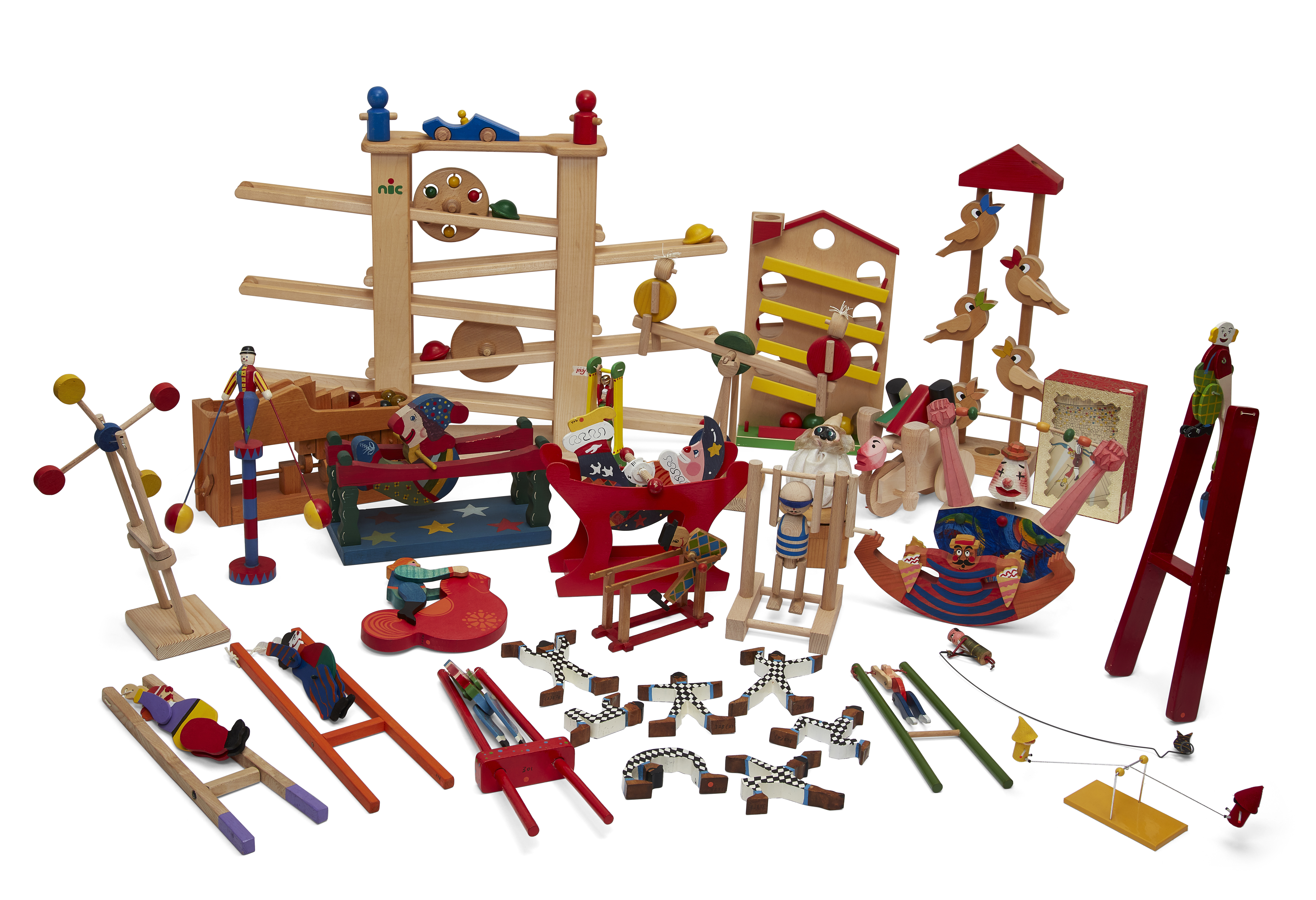 A large quantity of toys