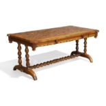 A French walnut low table