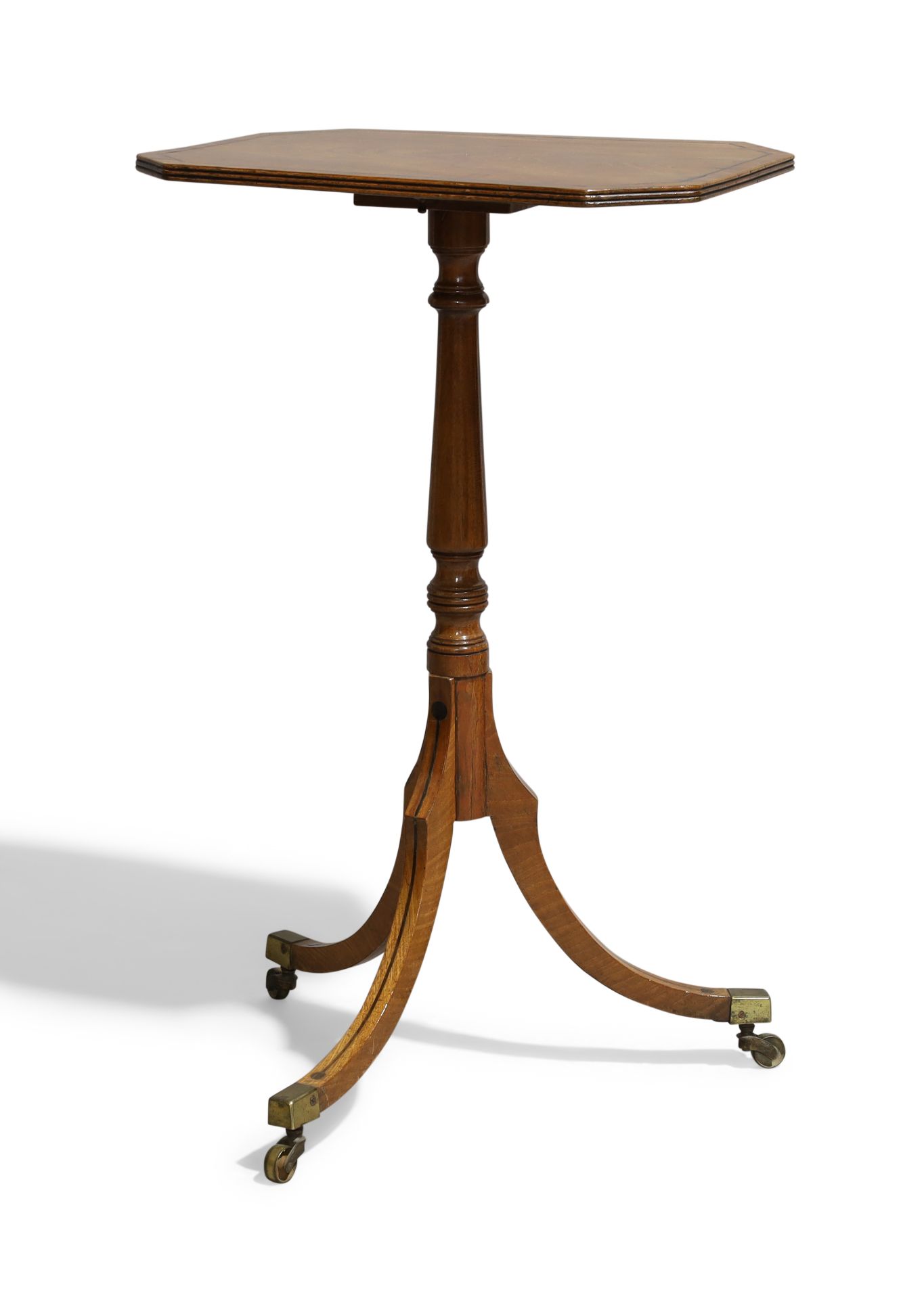 A George III mahogany tilt top tripod table