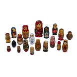 A collection of Russian nesting dolls