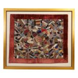 An American 'crazy' quilt