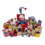 A large collection of Jack-in-the-Box toys, to include: a large example by Samson Christofides, T...
