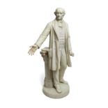 After Albert Bruce-Joy, Irish, 1842-1924, a marble statue of William Ewart Gladstone, 1809-98, la...