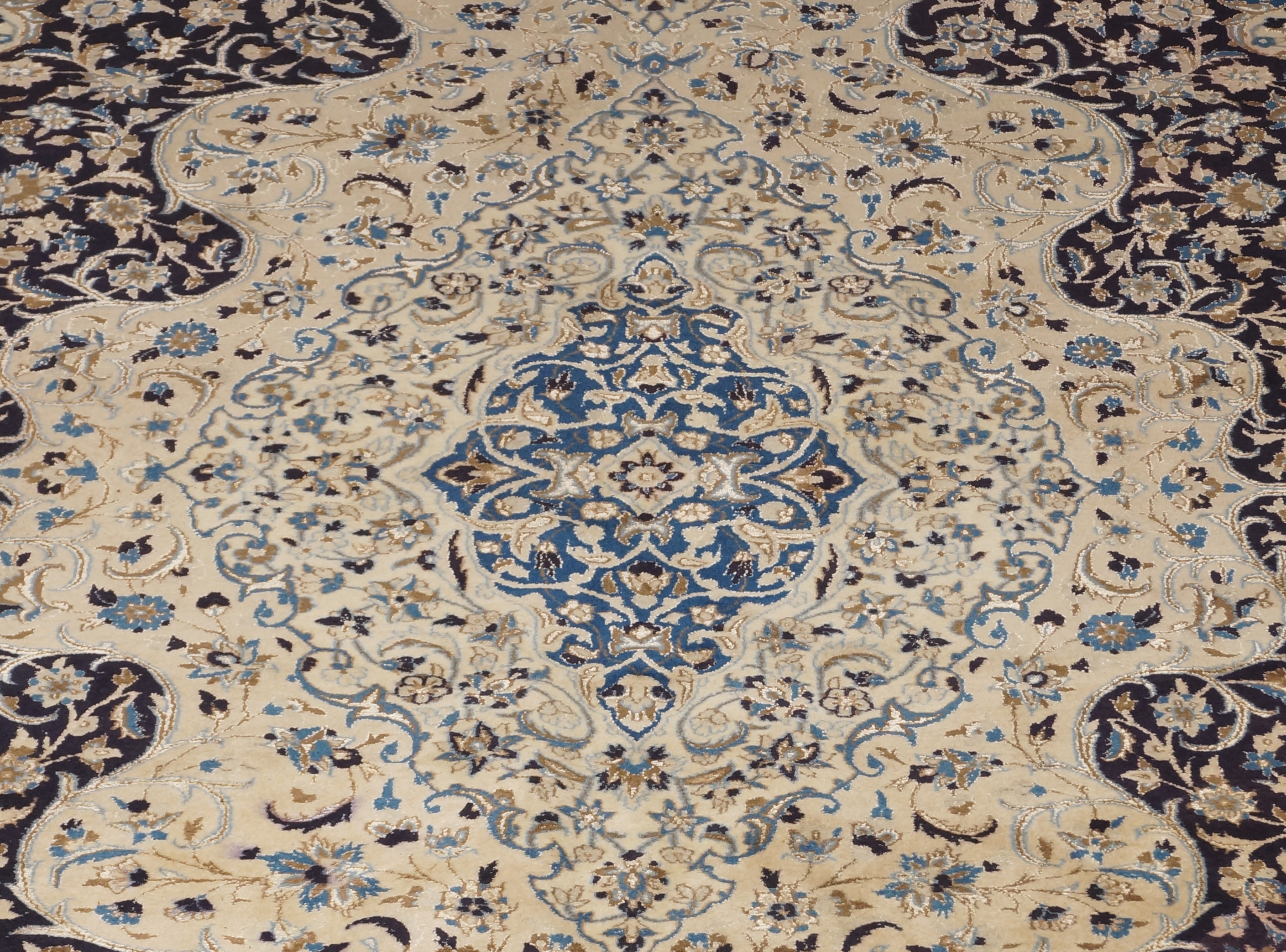 A Persian Nain carpet - Image 3 of 4