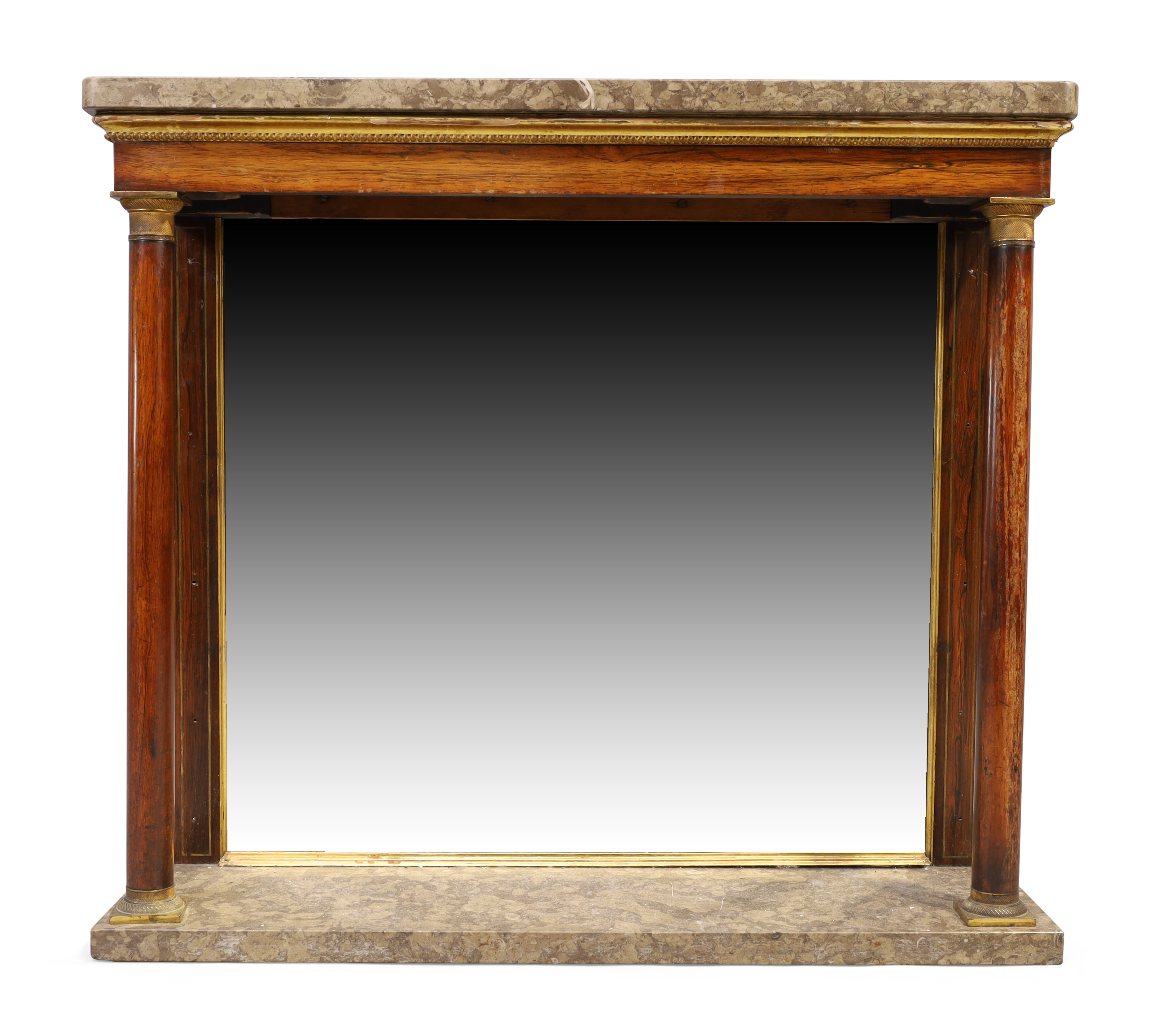 A Regency rosewood console table