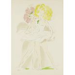Marcel Vertes, French 1895-1961, Two ballerinas; lithograph in colours on wove, signed and numb...