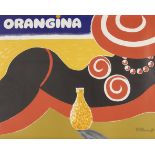 Bernard Villemot, French 1911-1989, Orangina, 1984; lithographic poster in colours, printed by ...