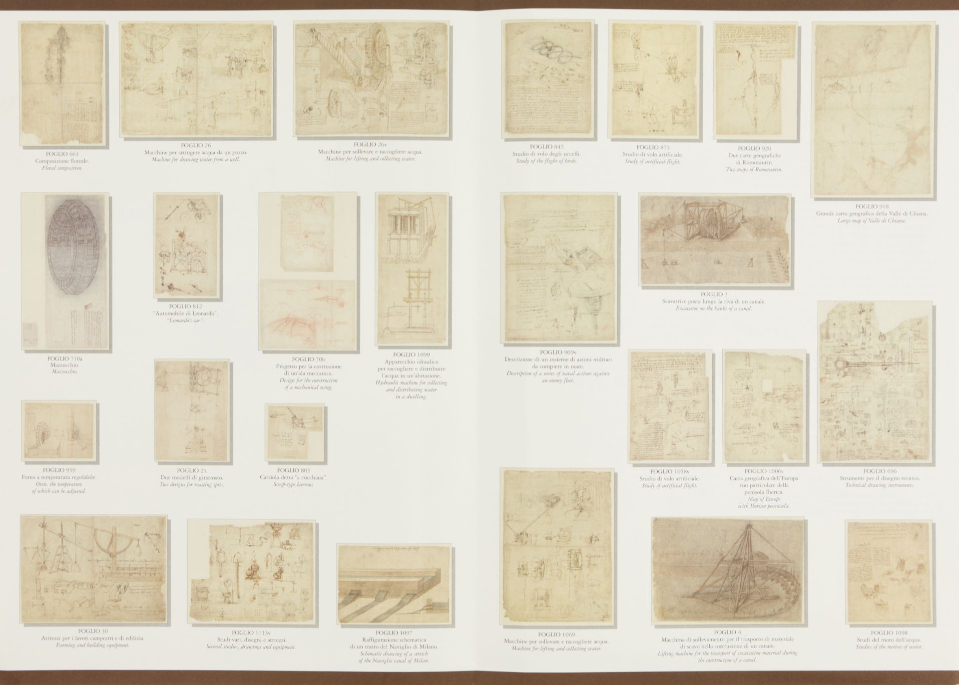 After Leonardo Da Vinci, Italian 1452-1519, Leonardo's Codex Atlanticus: 25 plates including, Fo... - Image 3 of 4