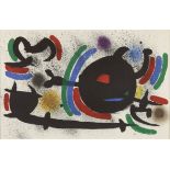 Joan Miró, Spanish 1893-1983, Untitled; lithograph in colours on wove, published by Graphis Art...