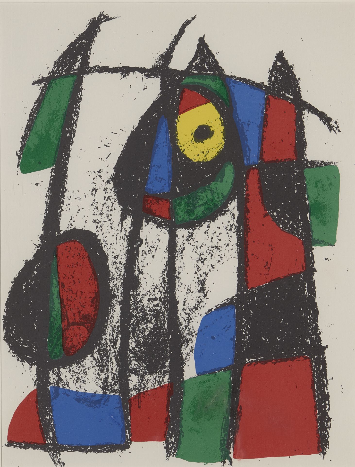Joan Miró, Spanish 18931983, Lithographe II (M. 1043), 1975; lithograph printed in colours on A...