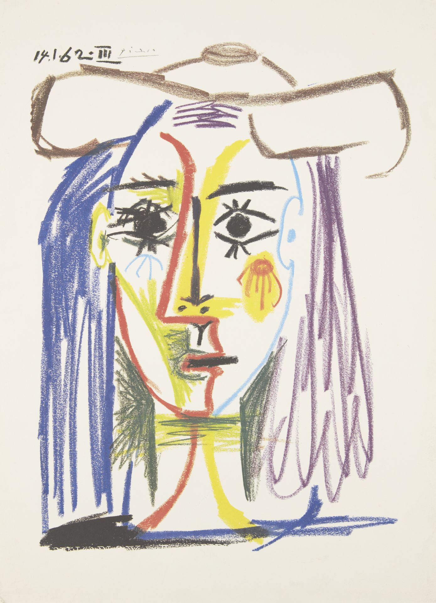 After Pablo Picasso, Spanish 1881-1973, Portrait de femme; Passe de cape; Passe de cape; La femm... - Image 8 of 15
